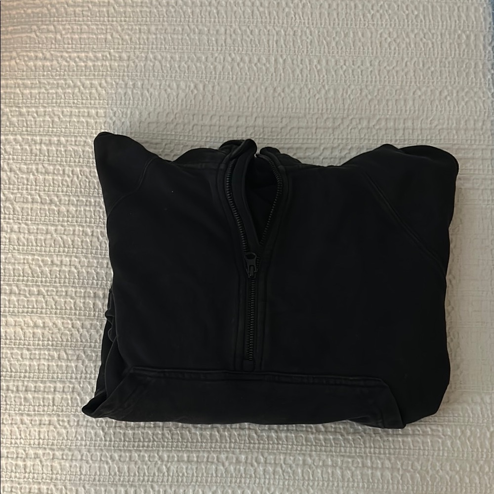 Black Zippered Hoodie